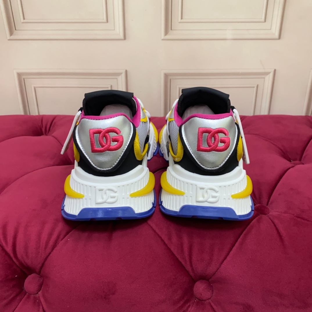 Dolce & Gabbana Mixed-material Airmaster Sneakers - FashionPlug