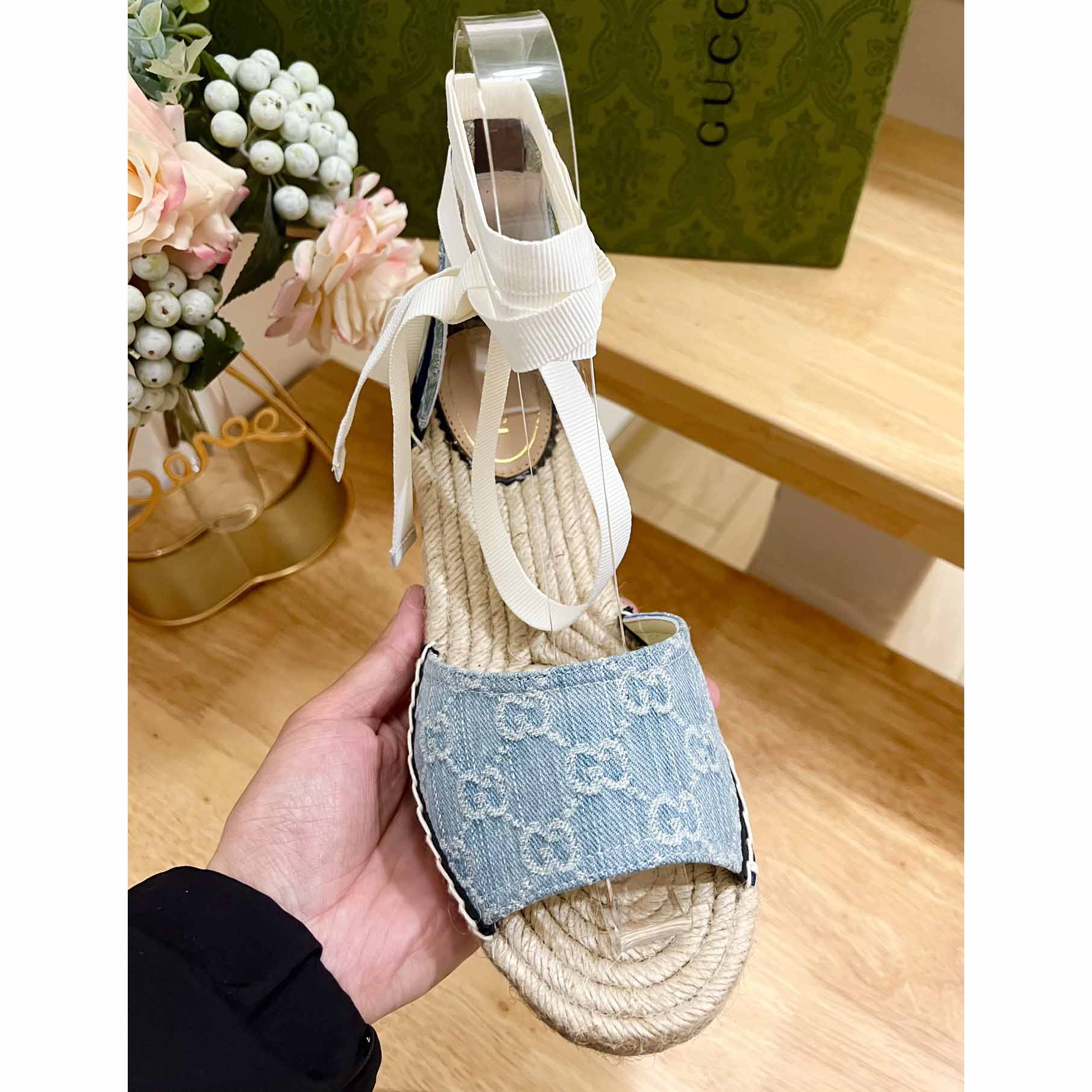 Gucci Women's GG Platform Espadrille - FashionPlug