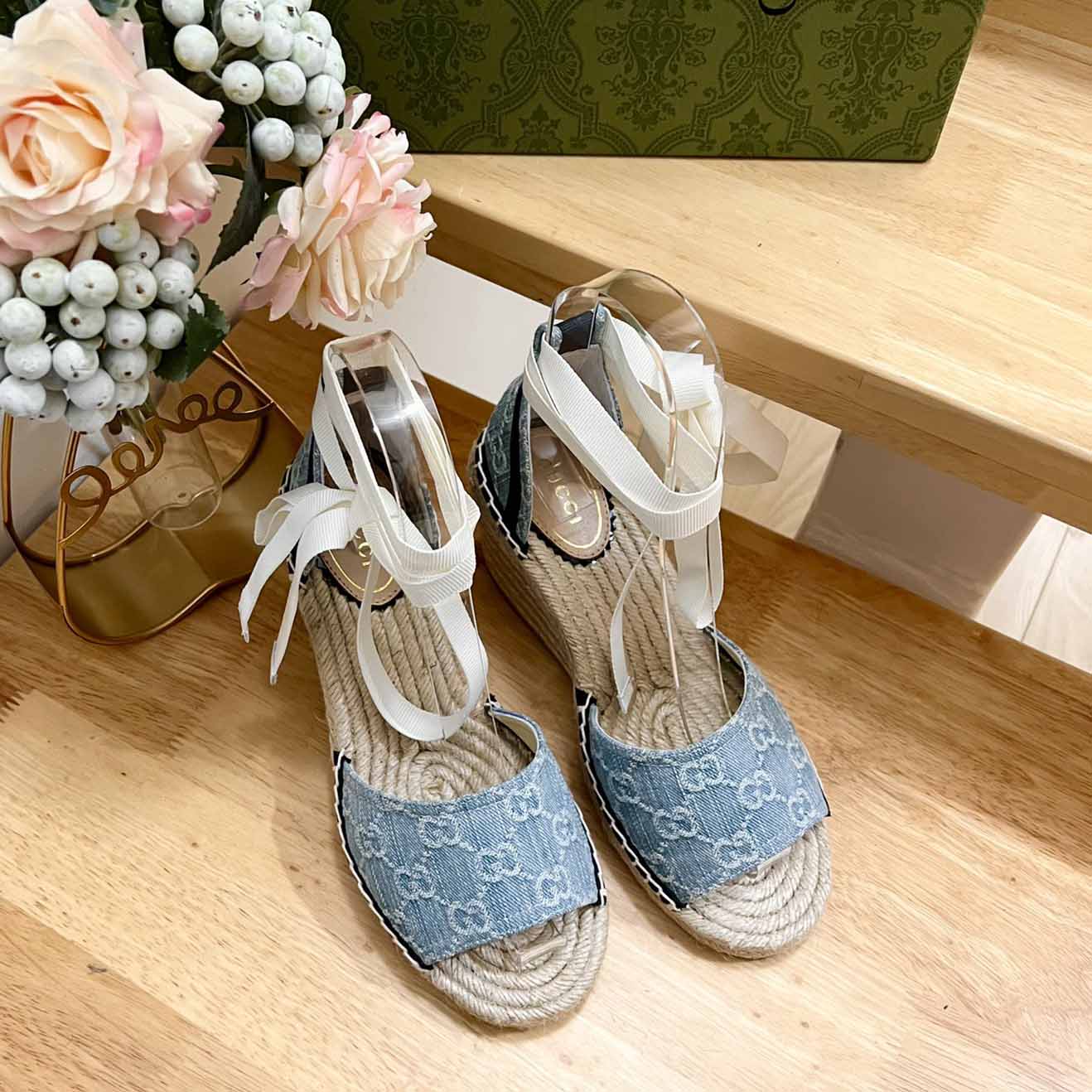 Gucci Women's GG Platform Espadrille - FashionPlug