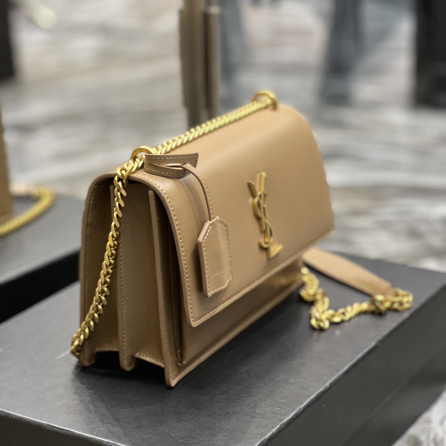 Saint Laurent Women Sunset Medium Leather Shoulder Bag （22x8x16 cm） - FashionPlug