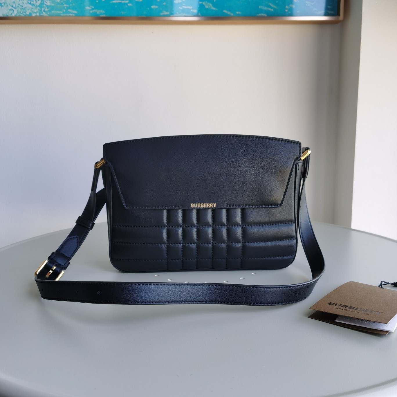 Burberry Catherine Quilted Shoulder Bag (24 x 5.5 x 17.5cm) - FashionPlug