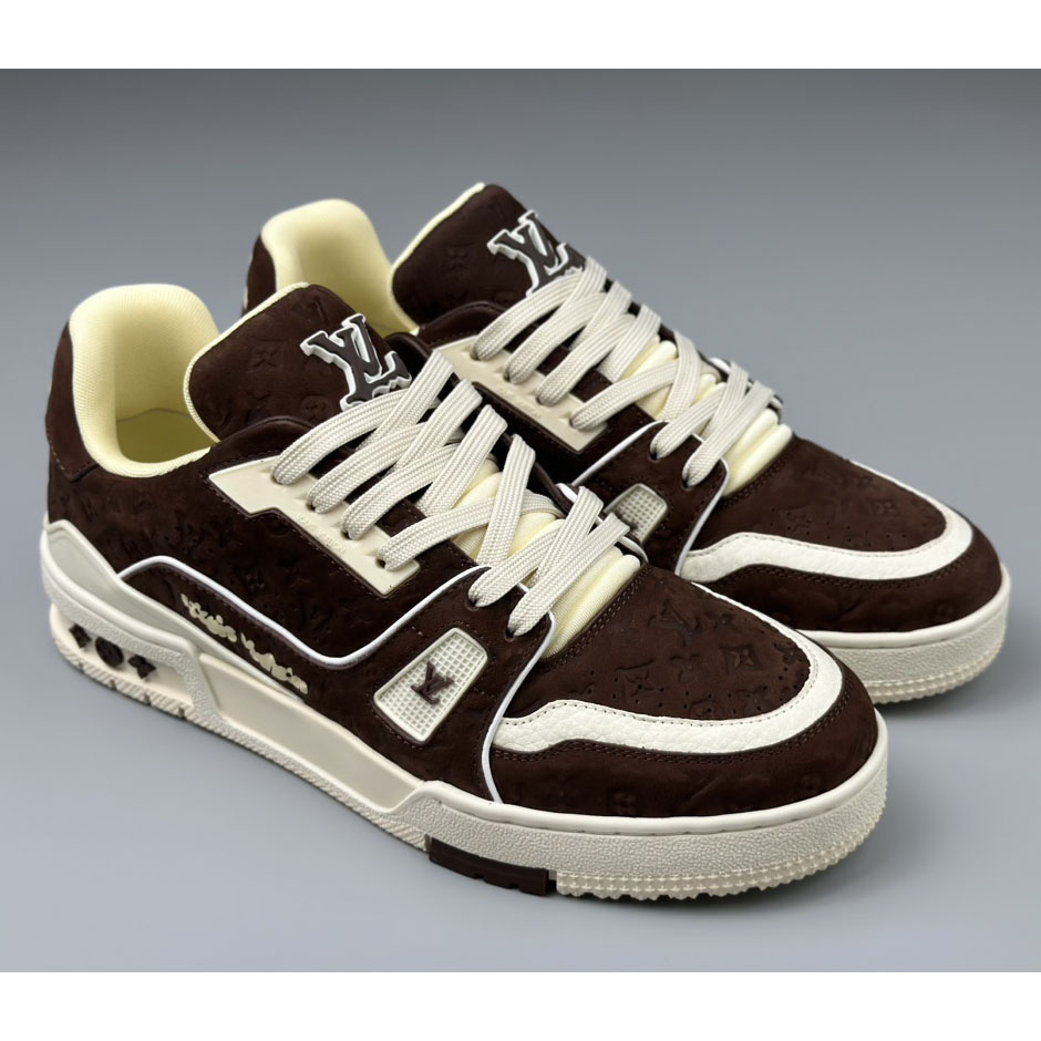 Louis Vuitton LV Trainer Sneaker     - FashionPlug