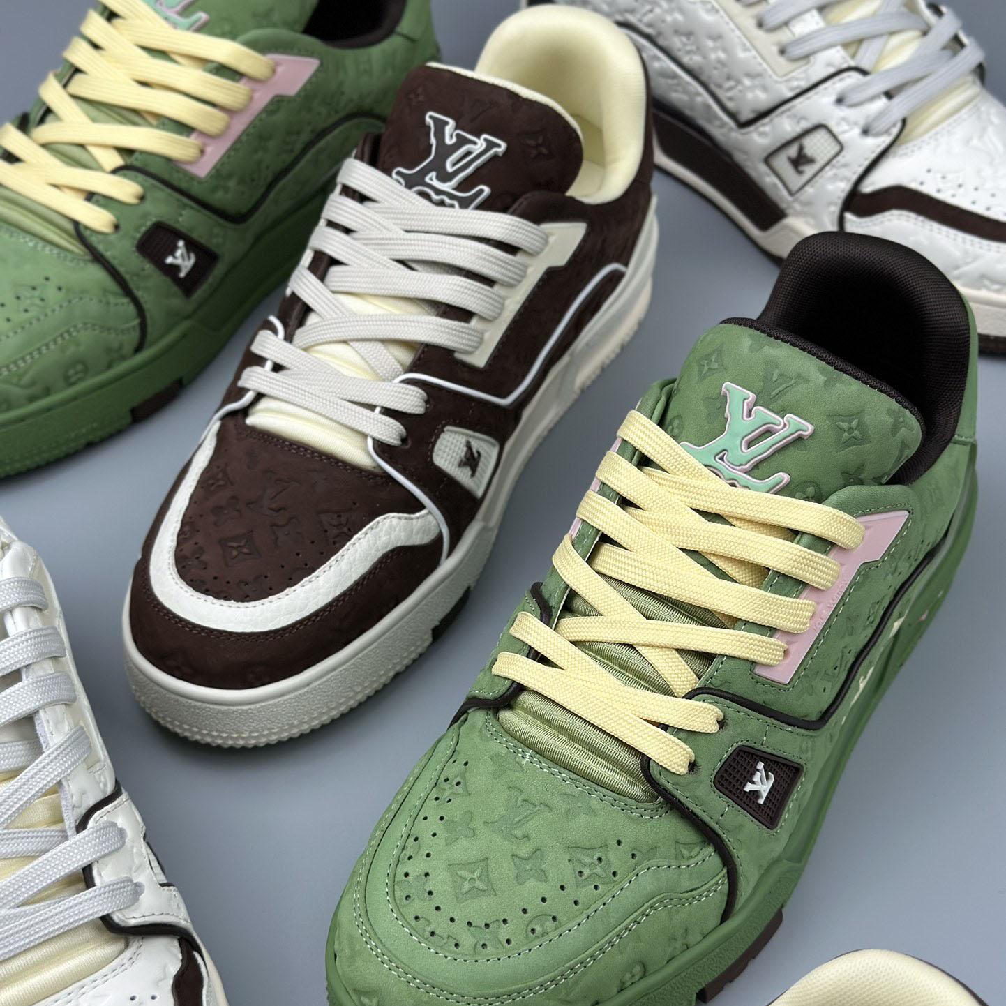 Louis Vuitton LV Trainer Sneaker     - FashionPlug