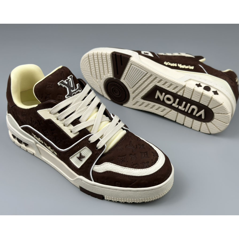 Louis Vuitton LV Trainer Sneaker     - FashionPlug