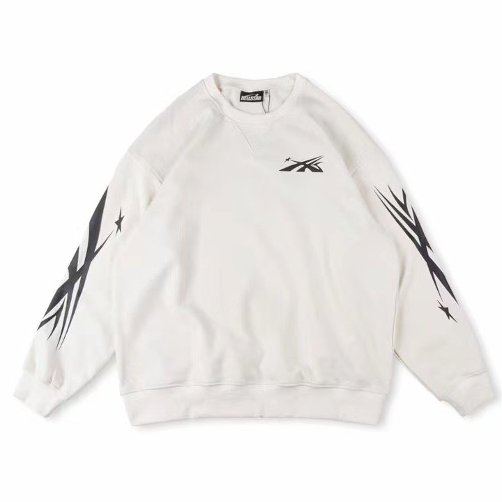 Hellstar Sports Crewneck White - FashionPlug