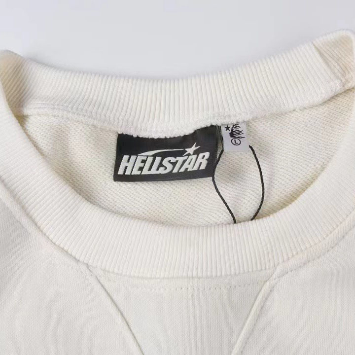 Hellstar Sports Crewneck White - FashionPlug