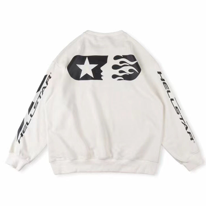 Hellstar Sports Crewneck White - FashionPlug