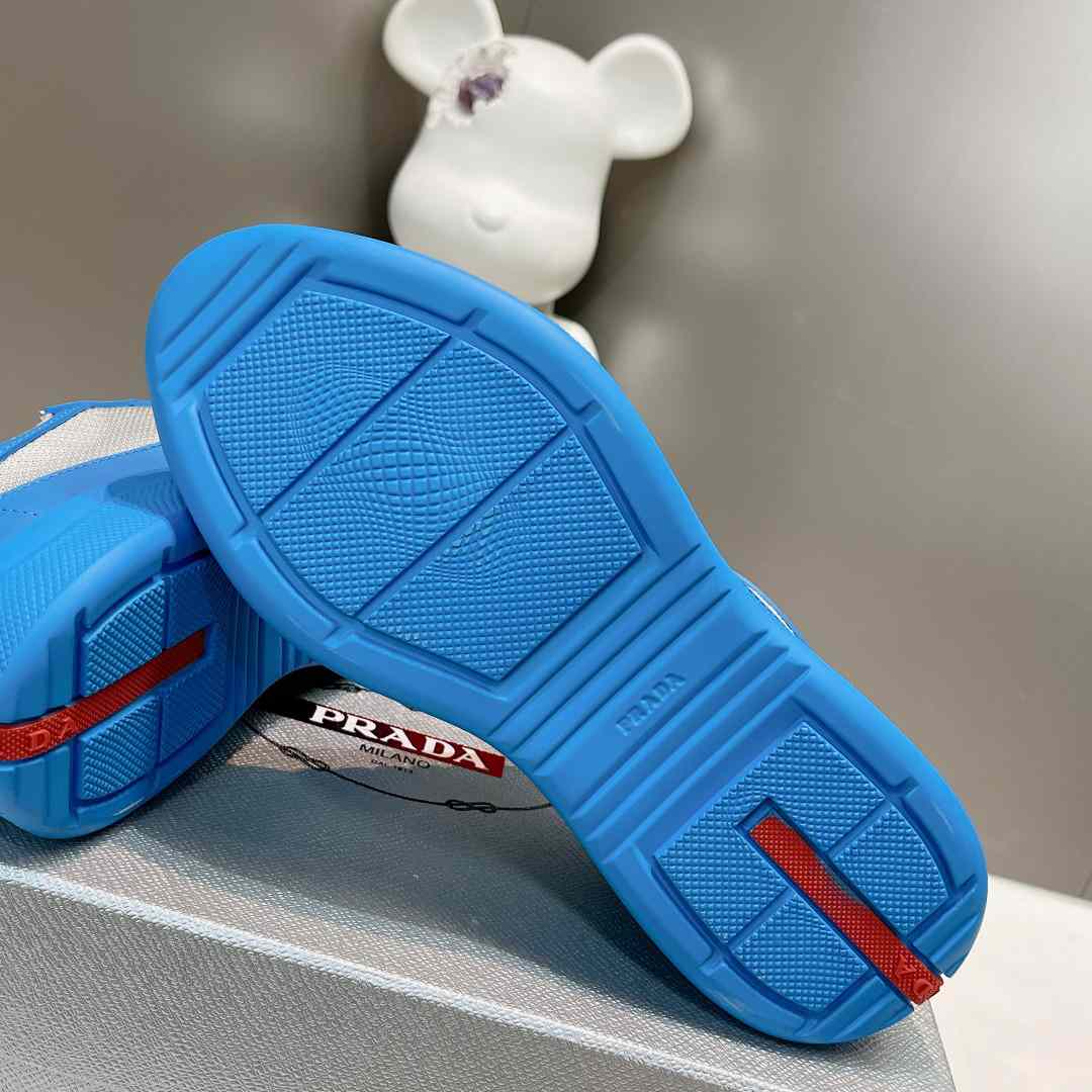 Prada America's Cup Soft Rubber And Bike Fabric Sneakers - FashionPlug