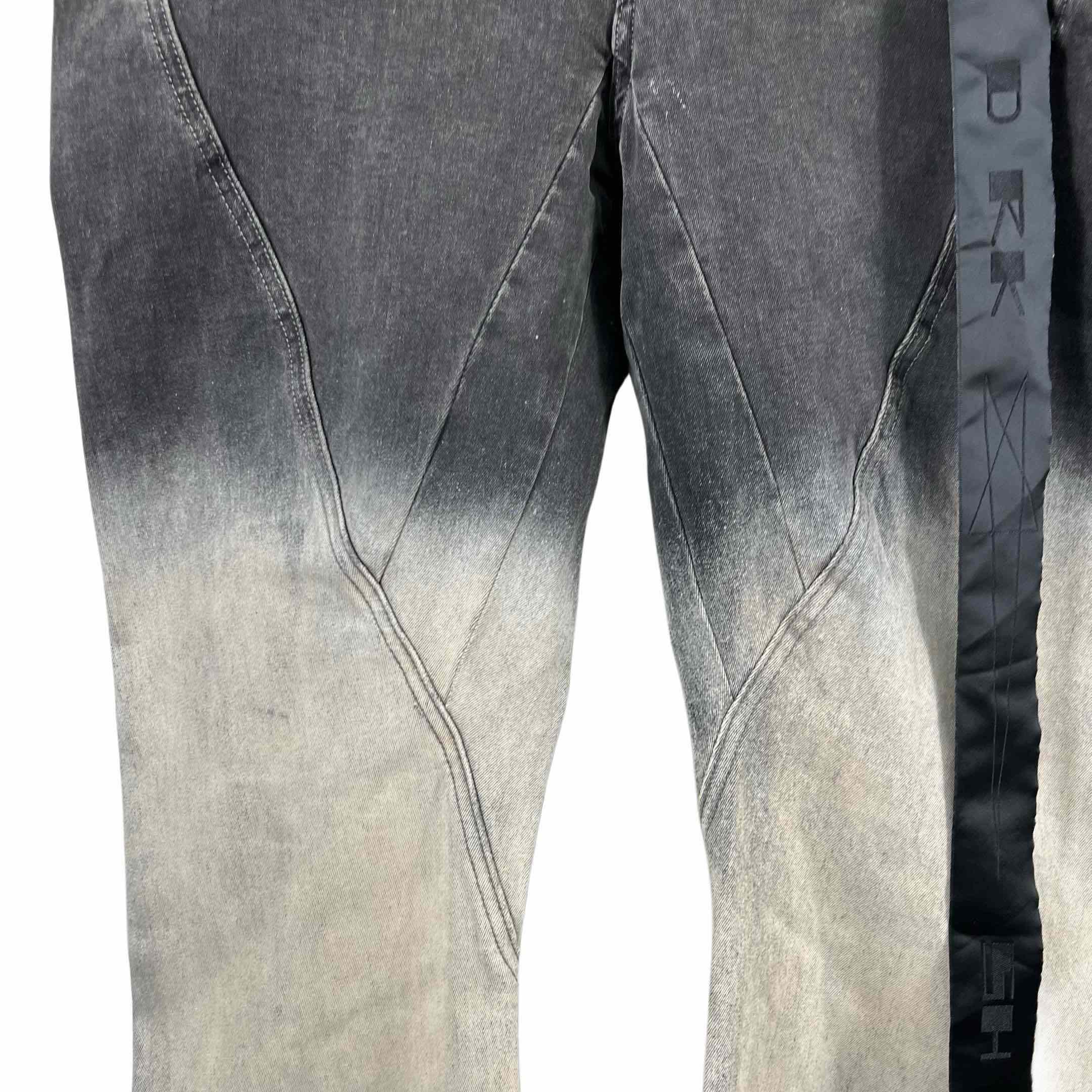 Rick Owens Gradient-effect Flared Jeans - FashionPlug