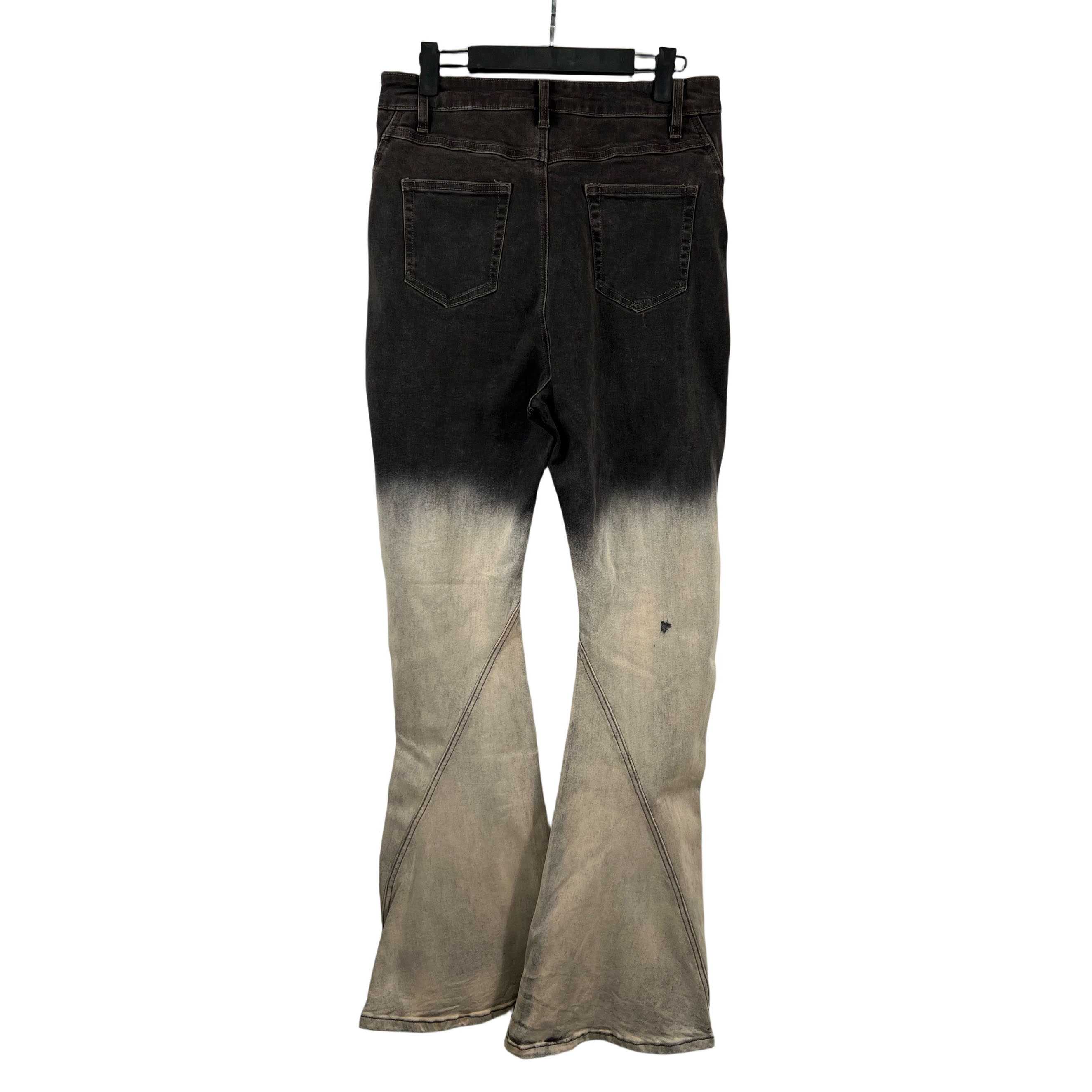 Rick Owens Gradient-effect Flared Jeans - FashionPlug