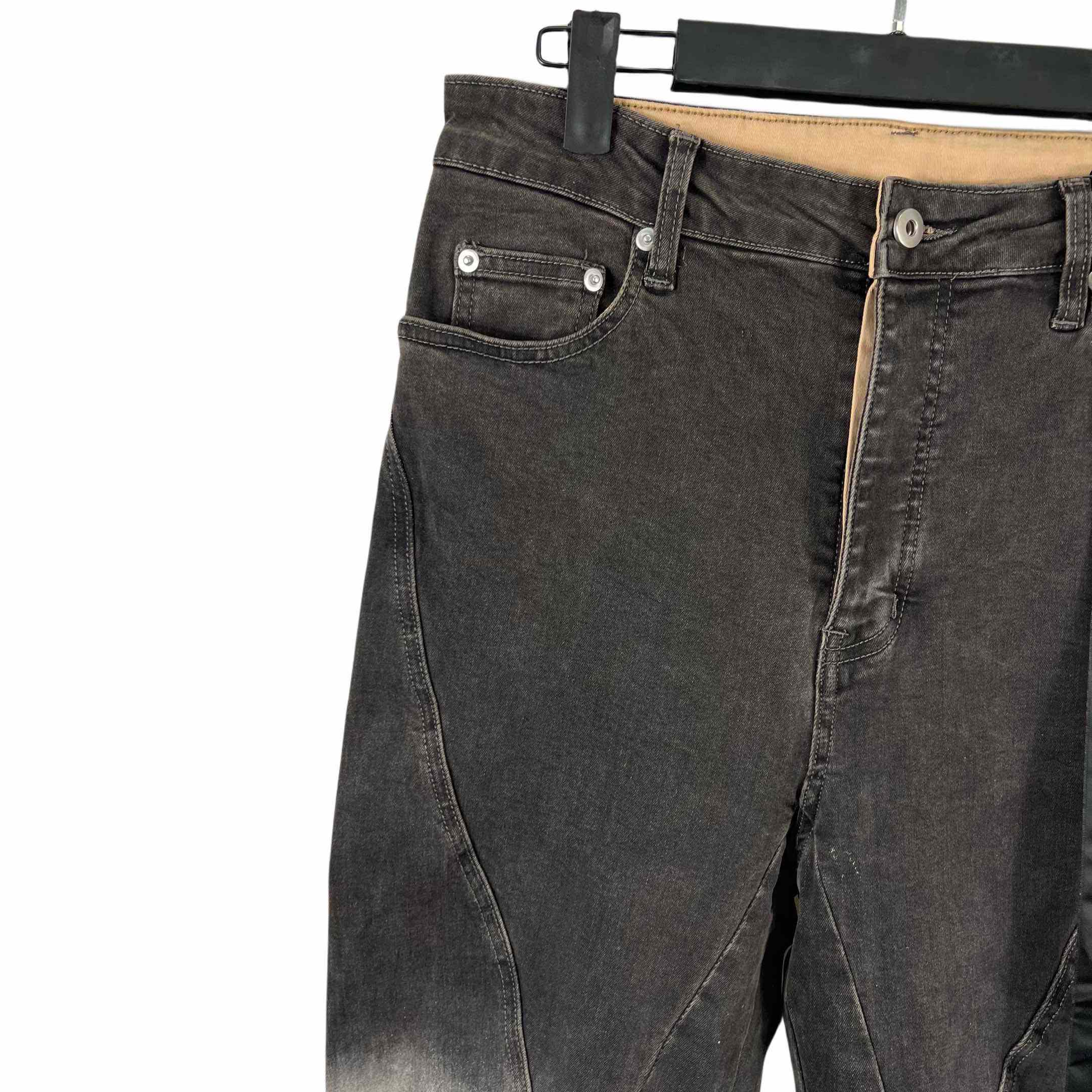 Rick Owens Gradient-effect Flared Jeans - FashionPlug