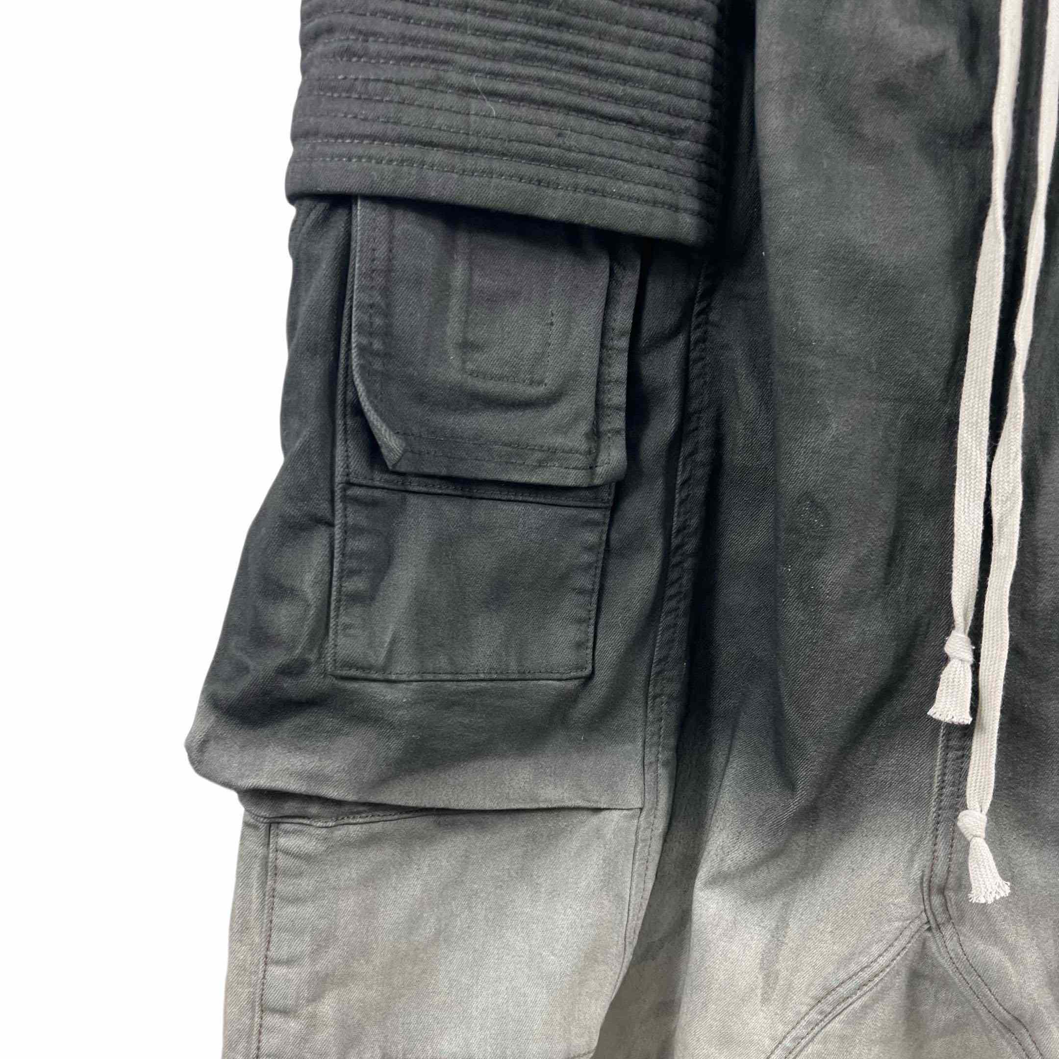 Rick Owens Creatch Degradé Cargo Shorts - FashionPlug
