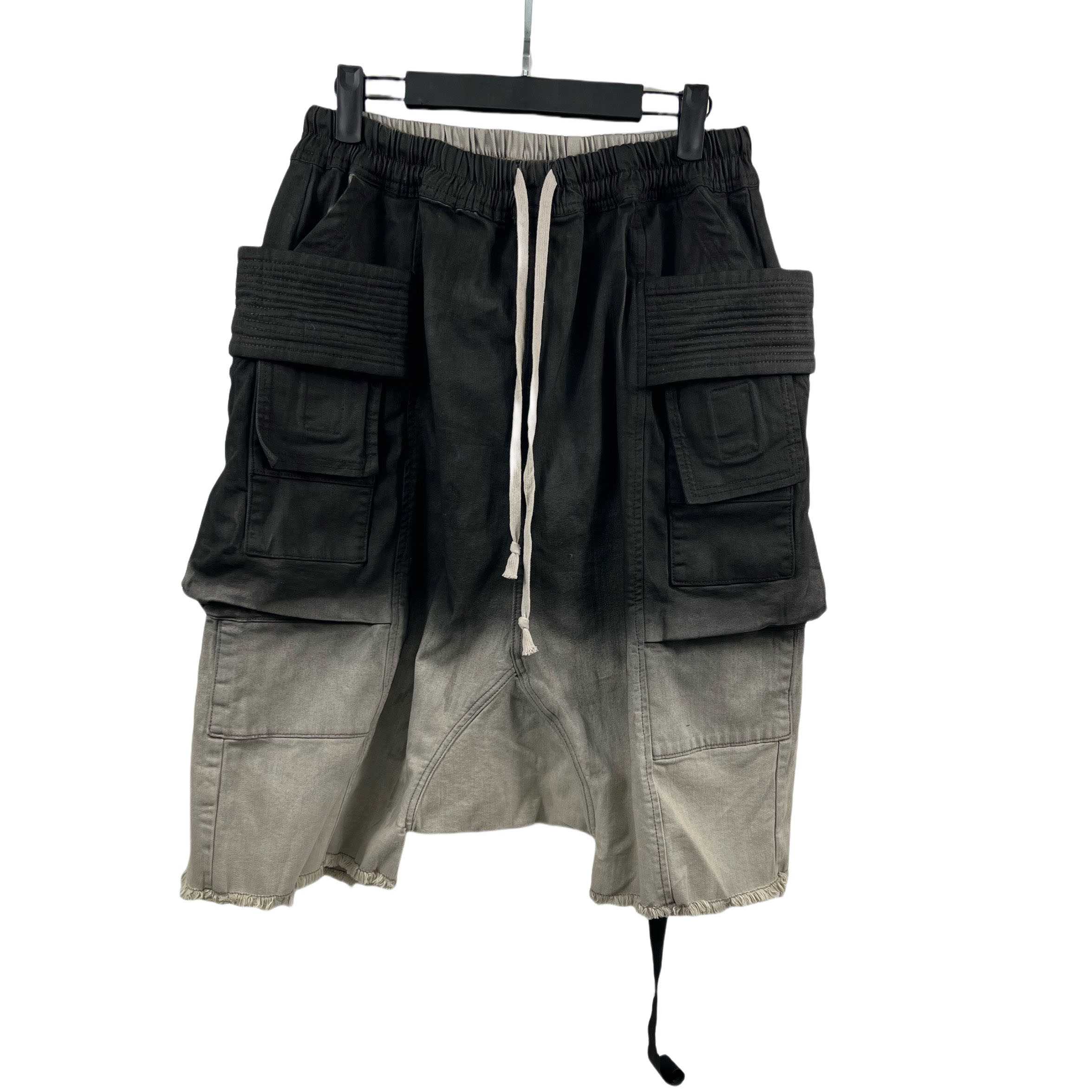 Rick Owens Creatch Degradé Cargo Shorts - FashionPlug