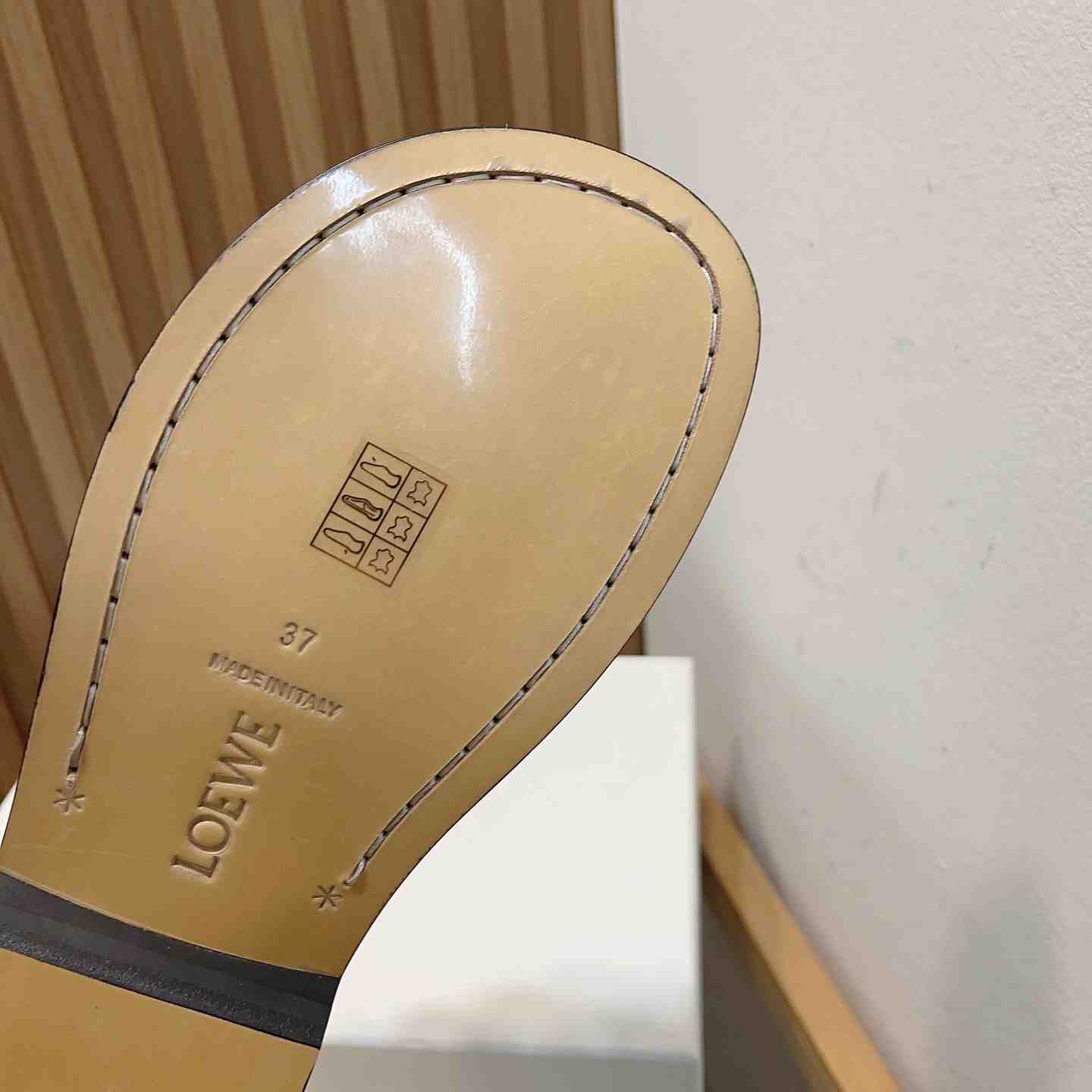 Loewe Campo Mary Jane Mule In Calfskin - FashionPlug