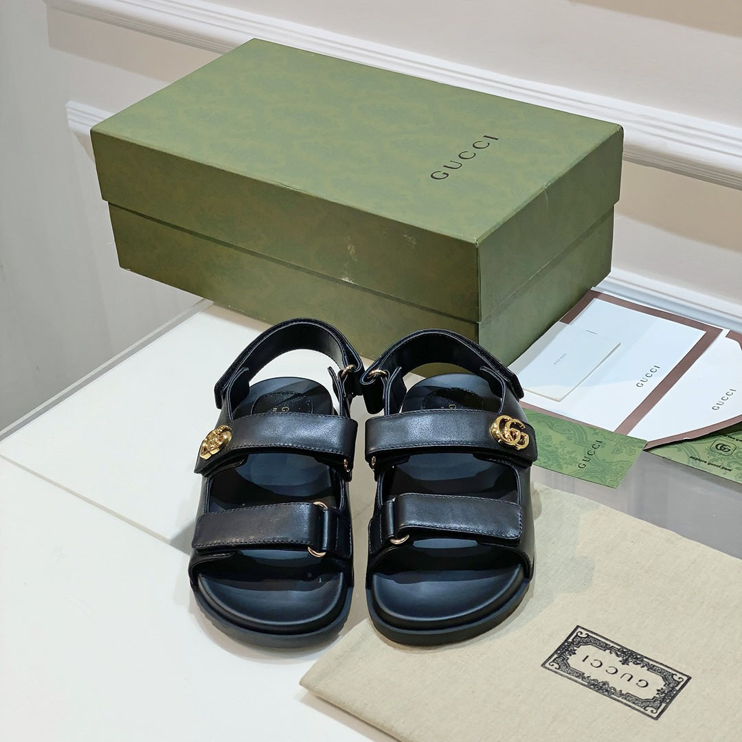 Gucci Women's Double G Sandal  - FashionPlug