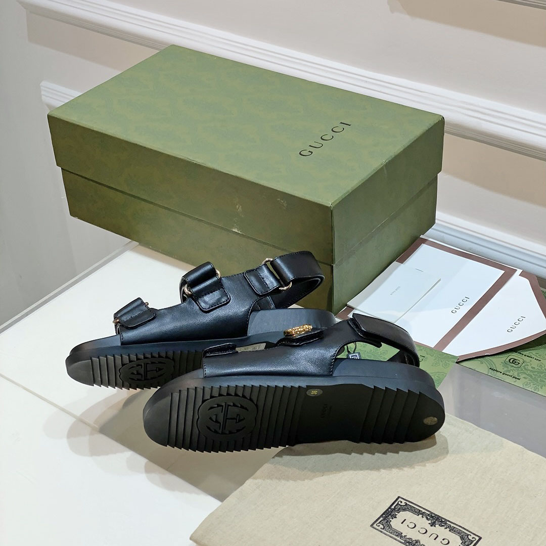 Gucci Women's Double G Sandal  - FashionPlug