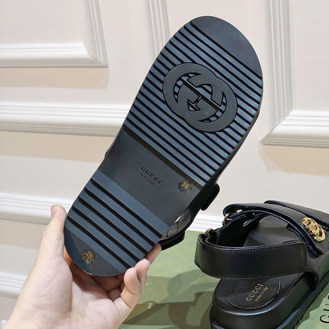 Gucci Women's Double G Sandal  - FashionPlug
