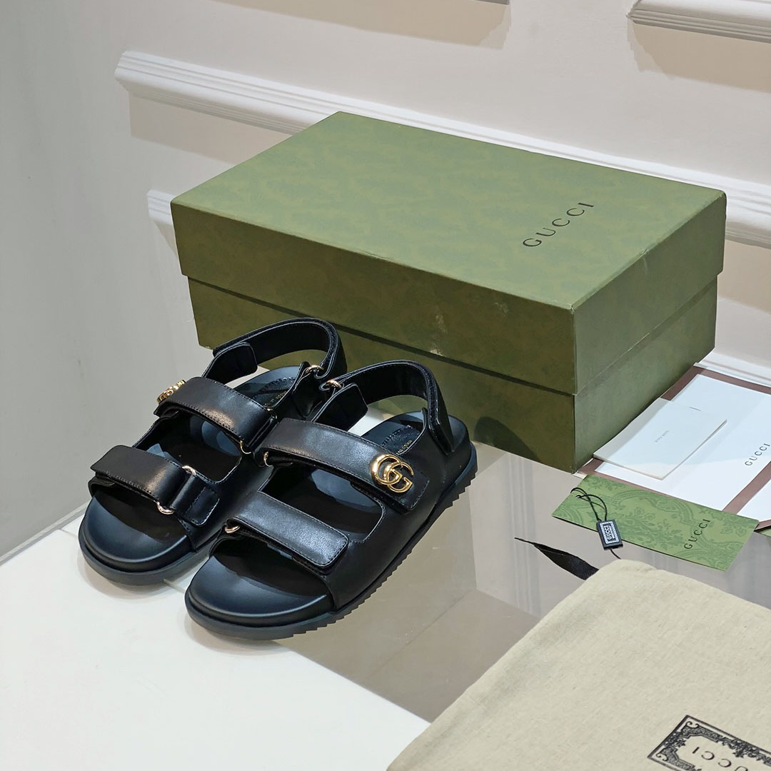 Gucci Women's Double G Sandal  - FashionPlug