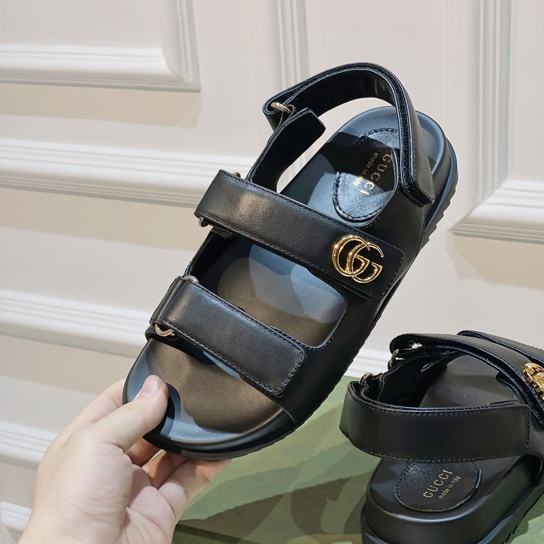 Gucci Women's Double G Sandal  - FashionPlug