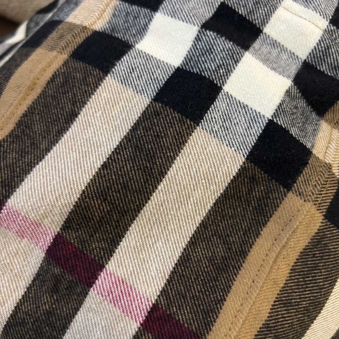 Burberry Check Trim Cotton Blend Hoodie - FashionPlug