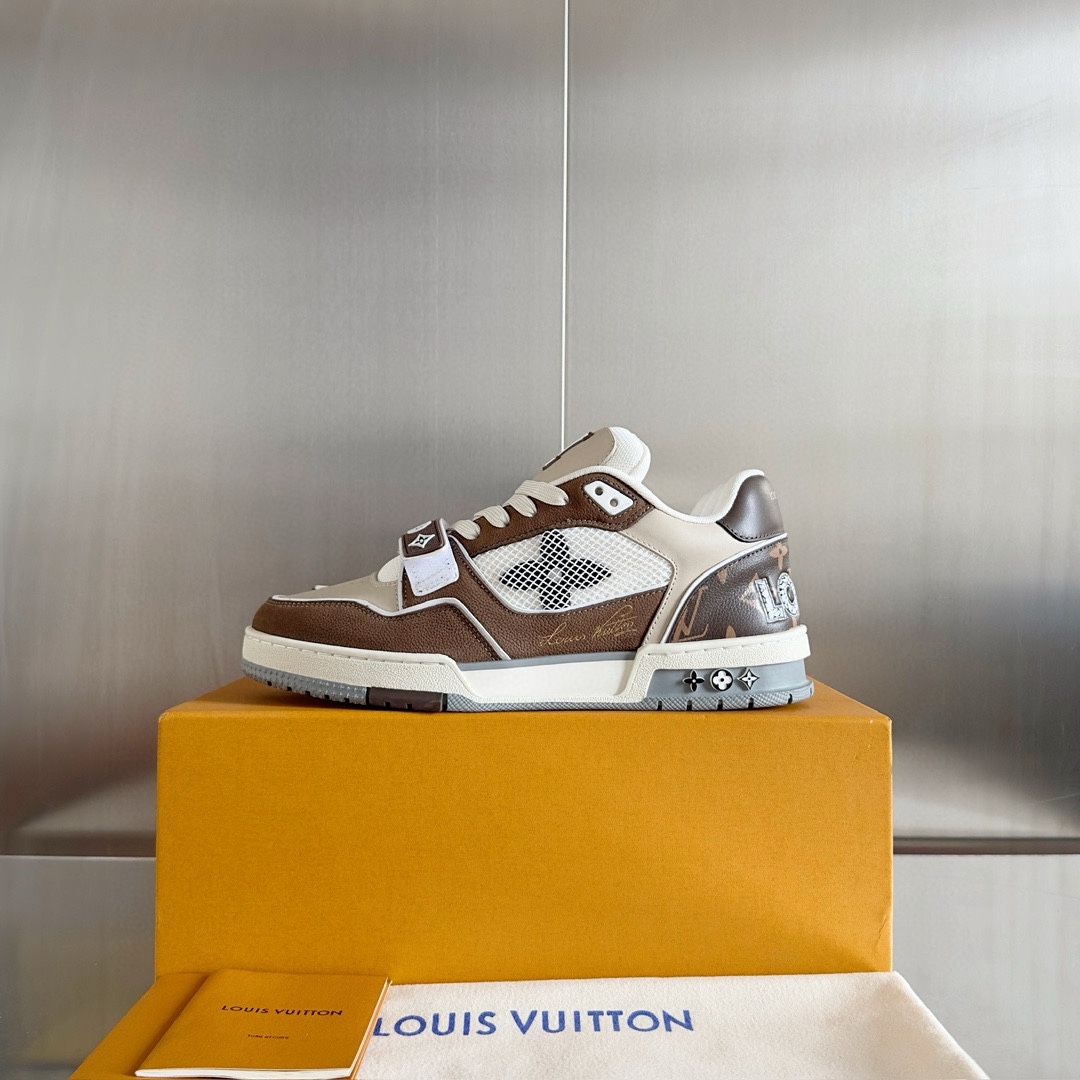 Louis Vuitton LV Trainer Sneaker   - FashionPlug