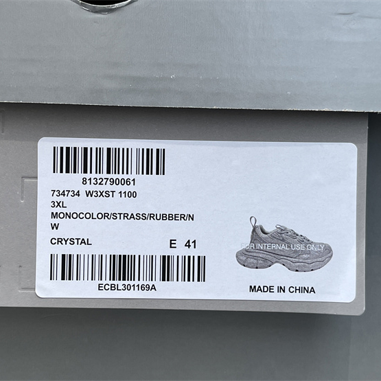 Balenciaga 3XL Sneaker In Light Grey - FashionPlug