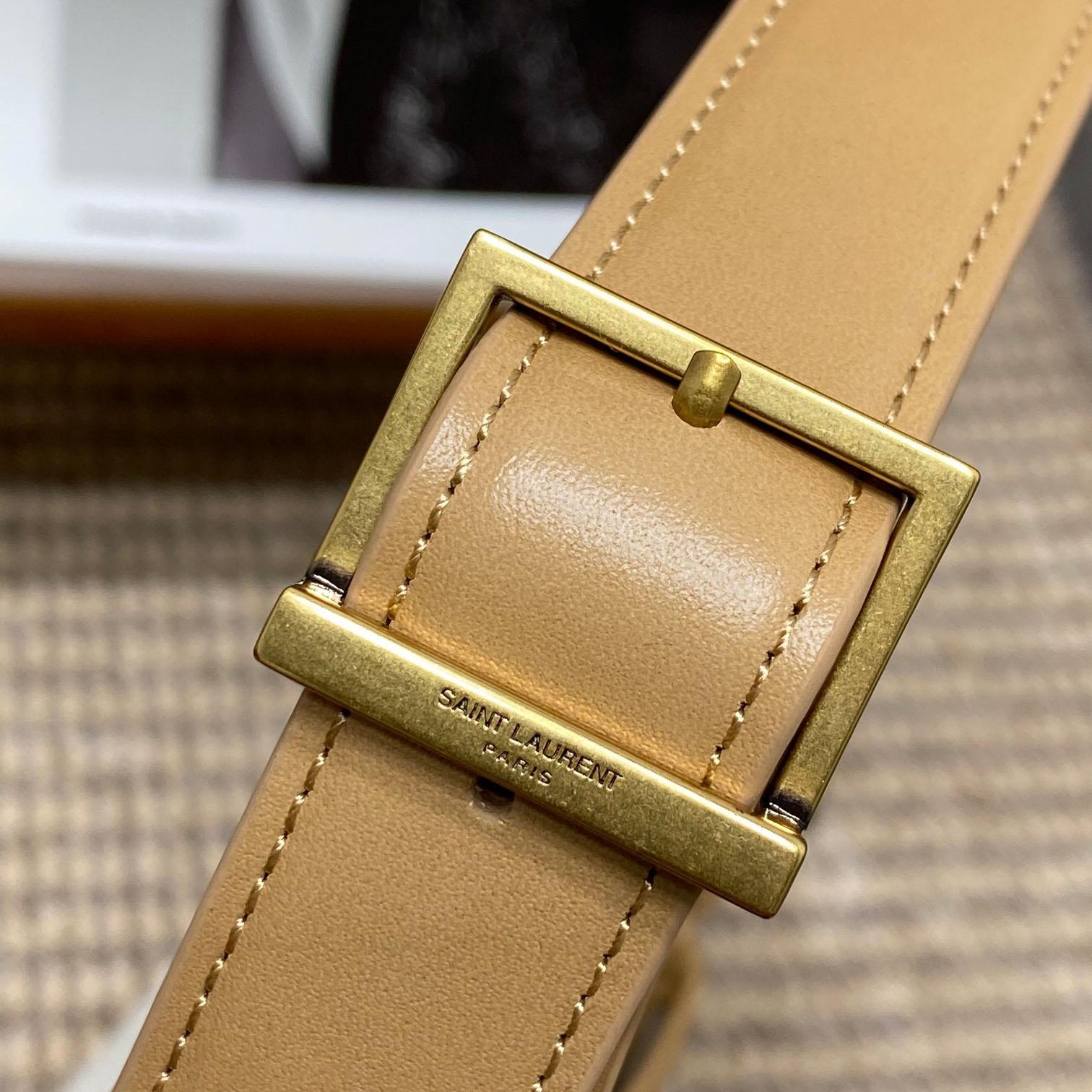 Saint Laurent LE 5 À 7 Small Supple In Canvas And Smooth Leather - FashionPlug