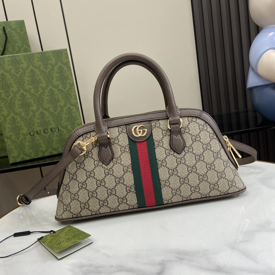 Gucci Ophidia Small Top Handle Bag - FashionPlug