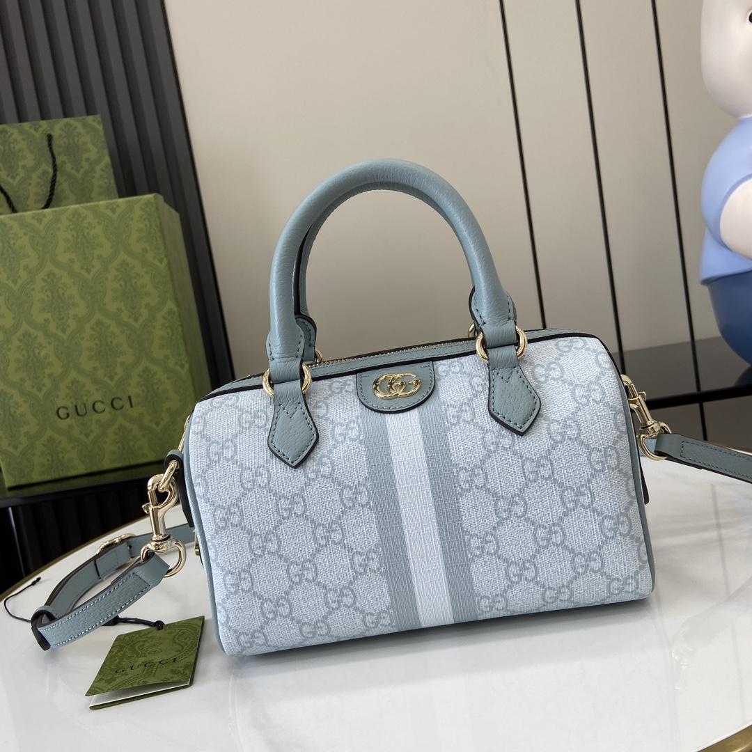 Gucci Ophidia GG Mini Top Handle Bag - FashionPlug