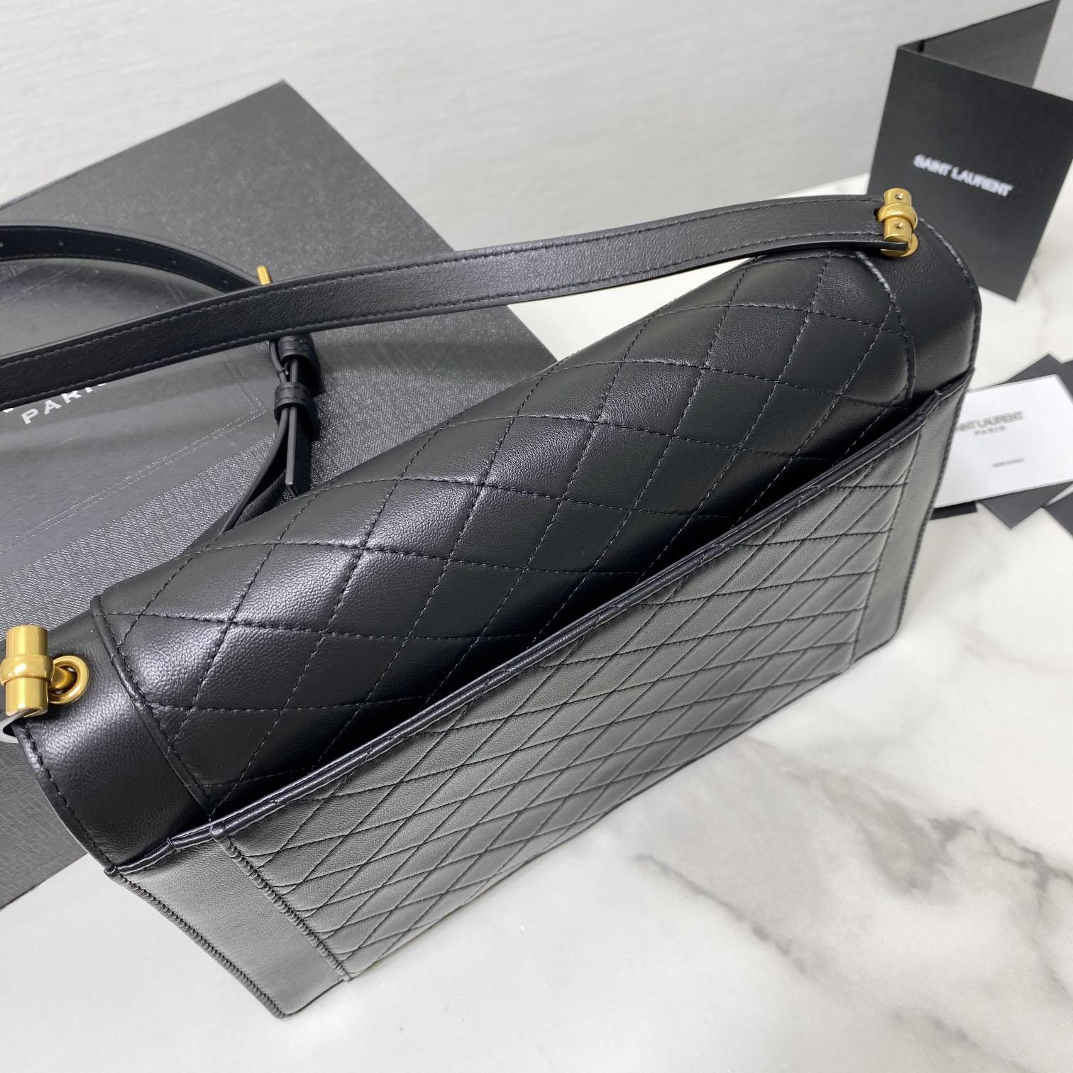 Saint Laurent Leather Crossbody Bag  ( 26x18x5cm) - FashionPlug