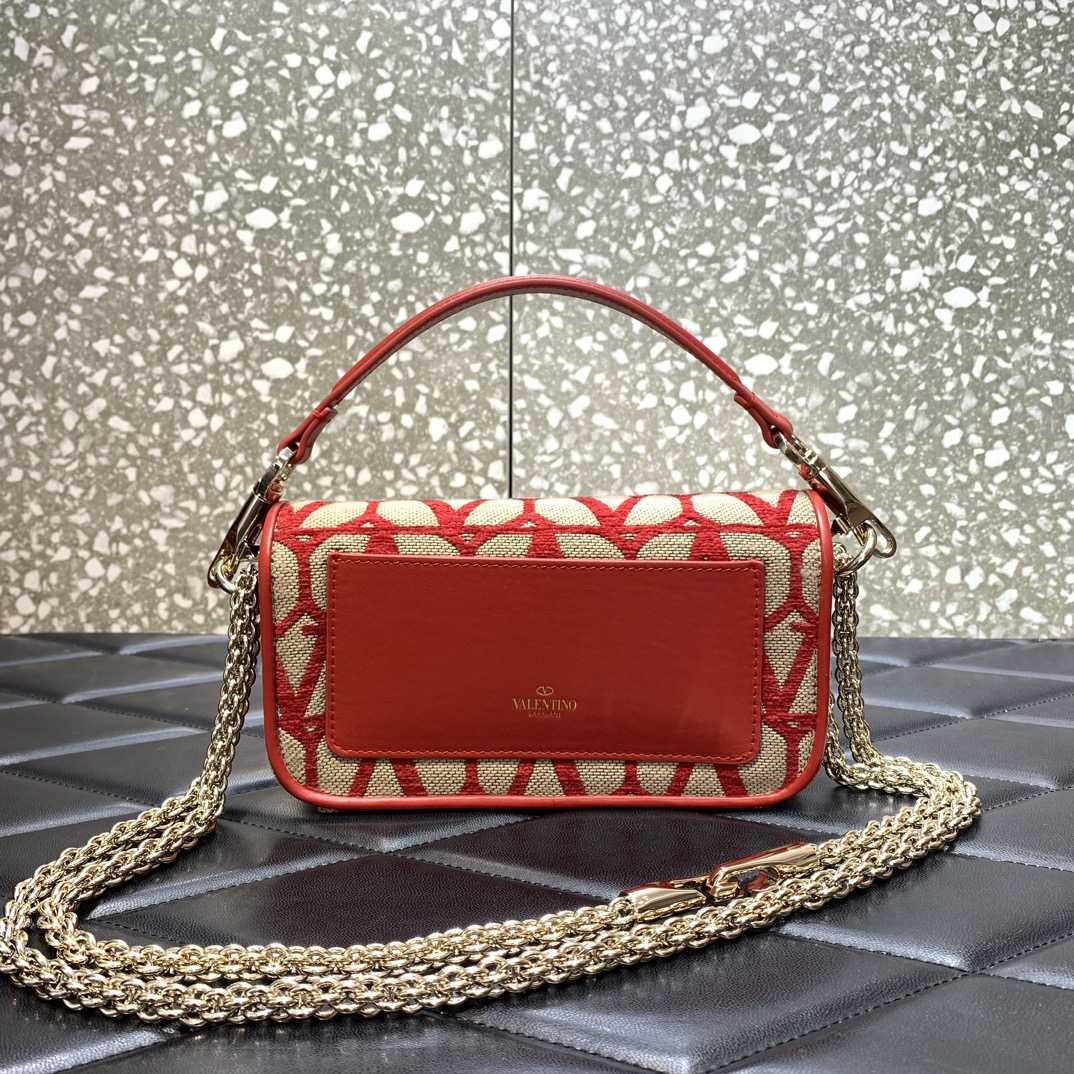 Valenti  VLogo Plaque Foldover Top Shoulder Bag  ( 20-11-5cm) - FashionPlug