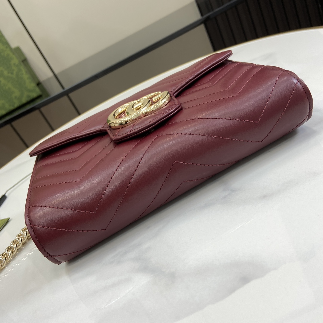 Gucci GG Marmont Super Mini Bag(20-13-6cm)   - FashionPlug