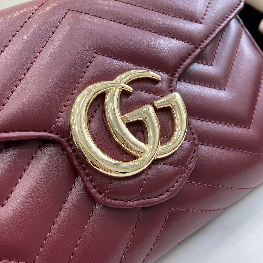 Gucci GG Marmont Super Mini Bag(20-13-6cm)   - FashionPlug