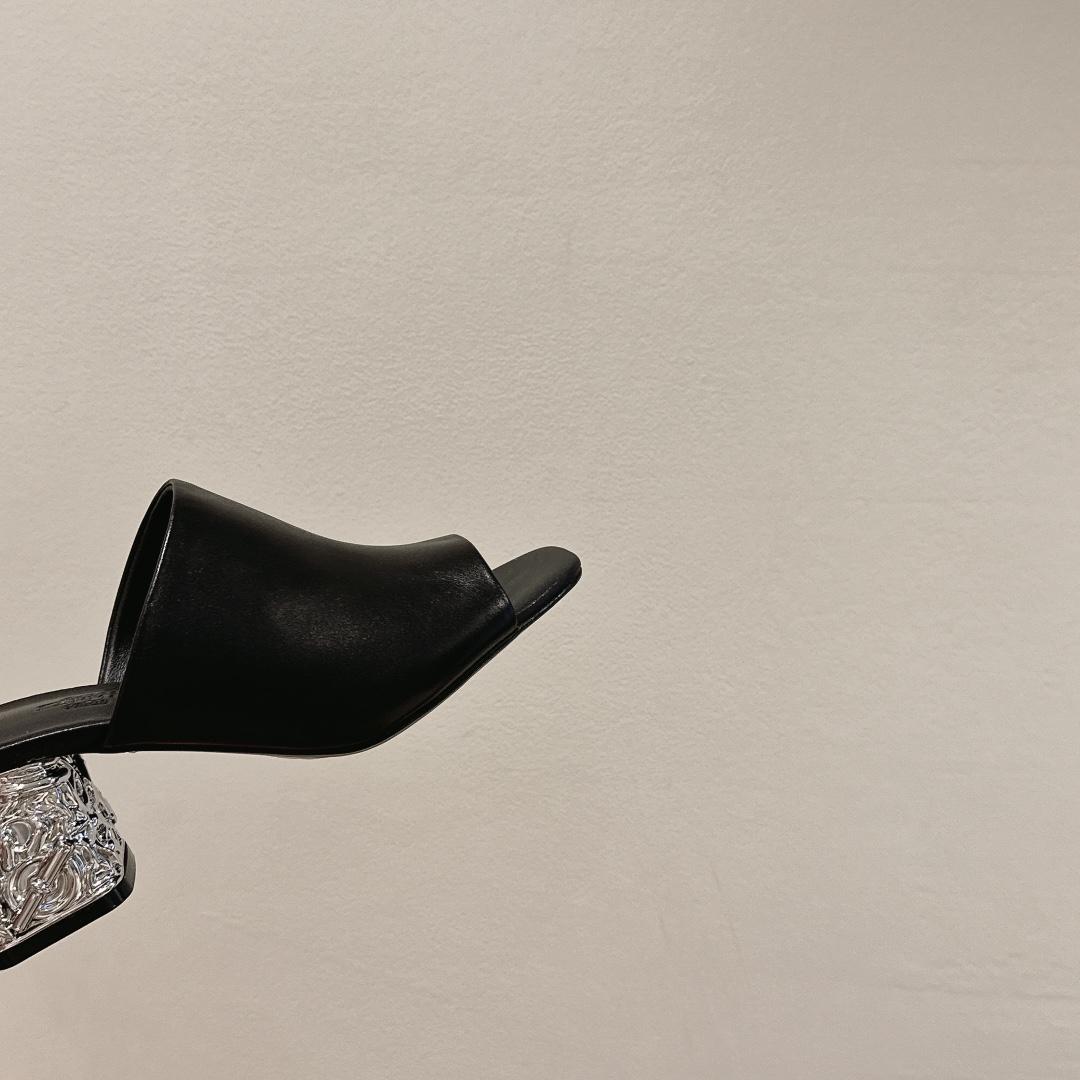 Hermes Glossy 60 Sandal - FashionPlug