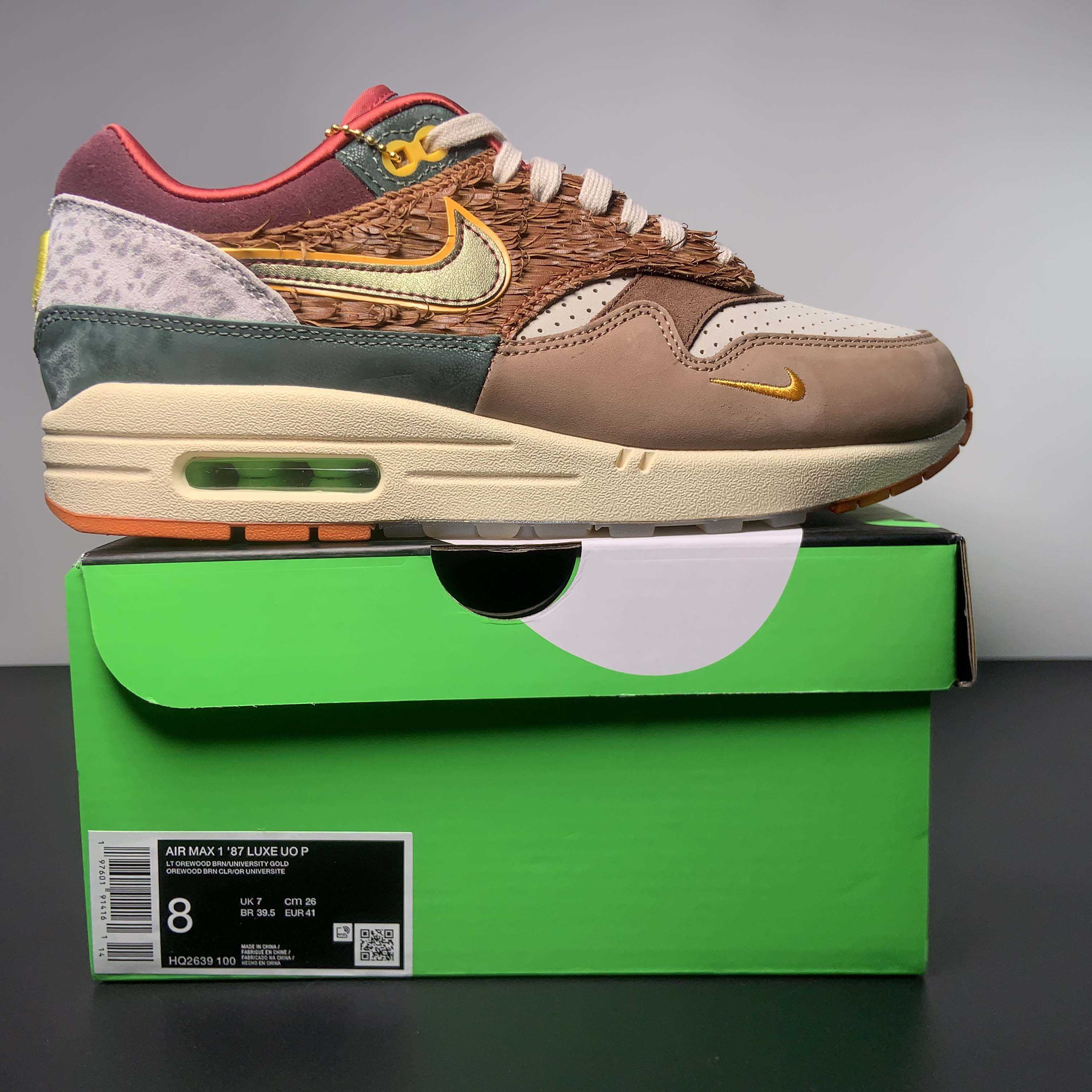 Division Street x Nike Air Max 1 Sneakers    HQ2639-100 - FashionPlug