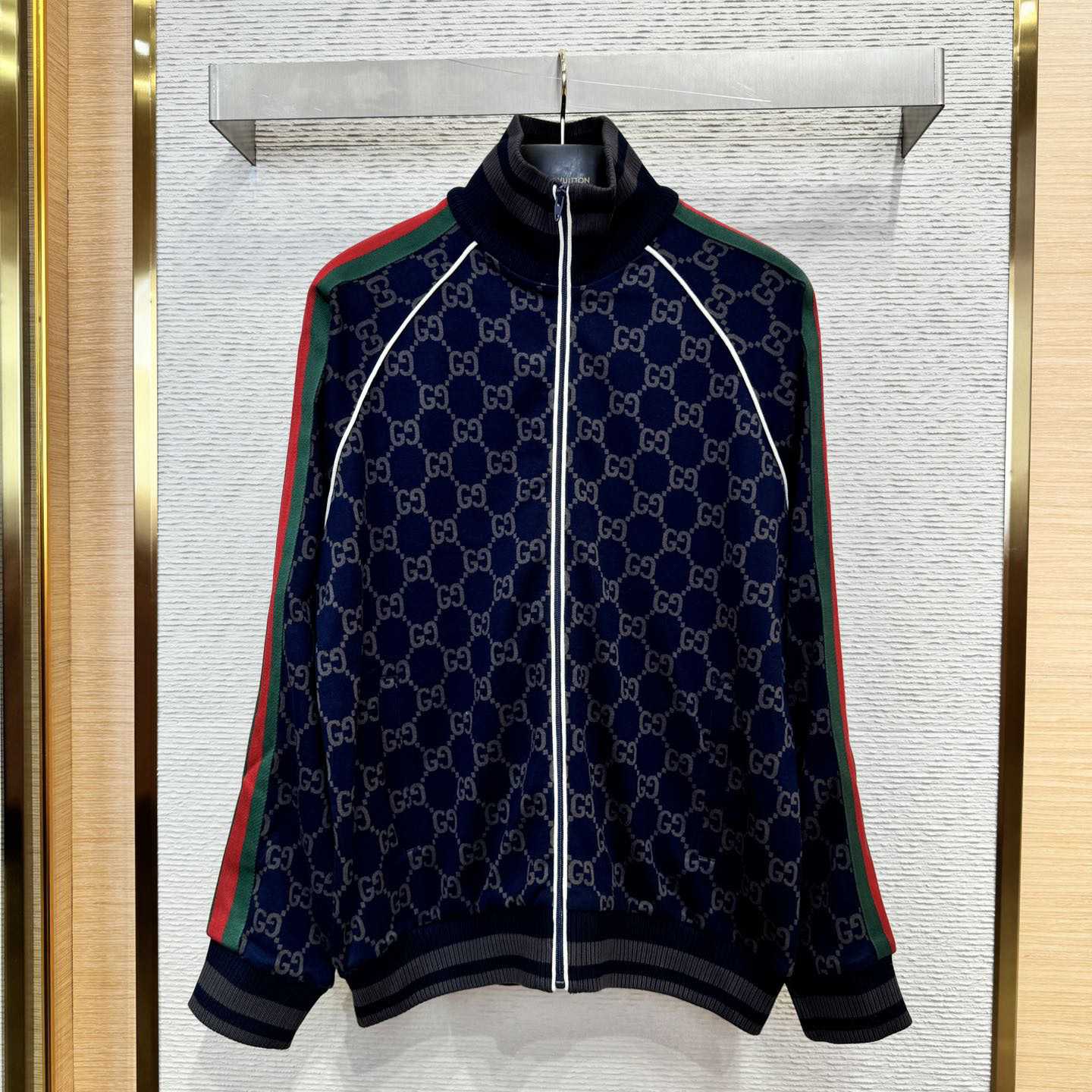 Gucci GG Jersey Cotton Jacket - FashionPlug