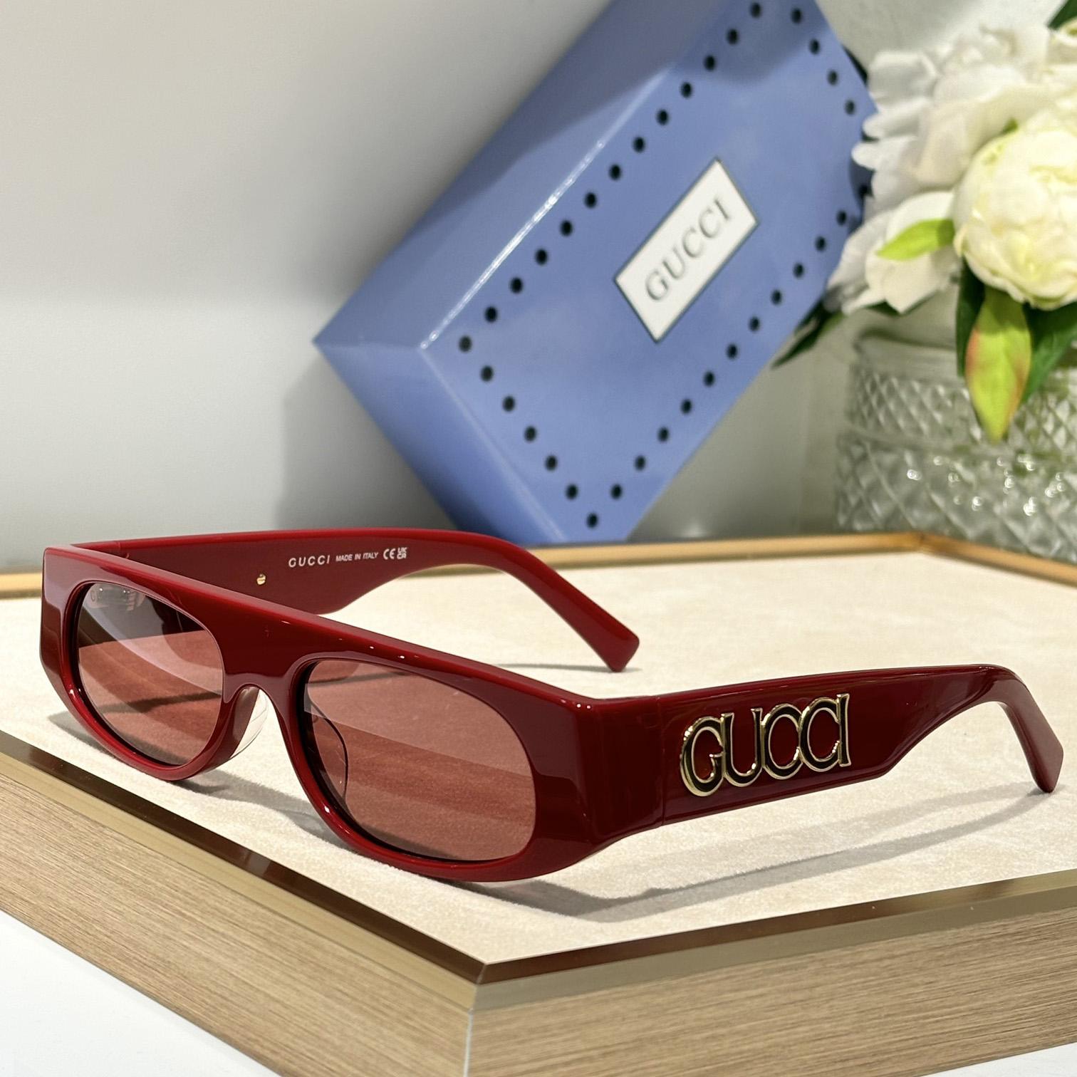 Gucci Geometric Shaped Frame Sunglasses   GG1771S - FashionPlug