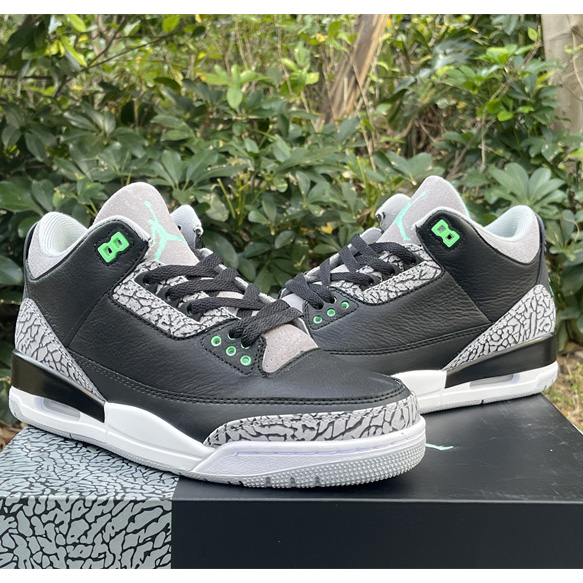  Air Jordan 3 “Green Glow” Basketball Shoes      CT8532-031 - FashionPlug