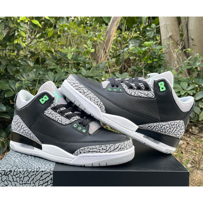  Air Jordan 3 “Green Glow” Basketball Shoes      CT8532-031 - FashionPlug