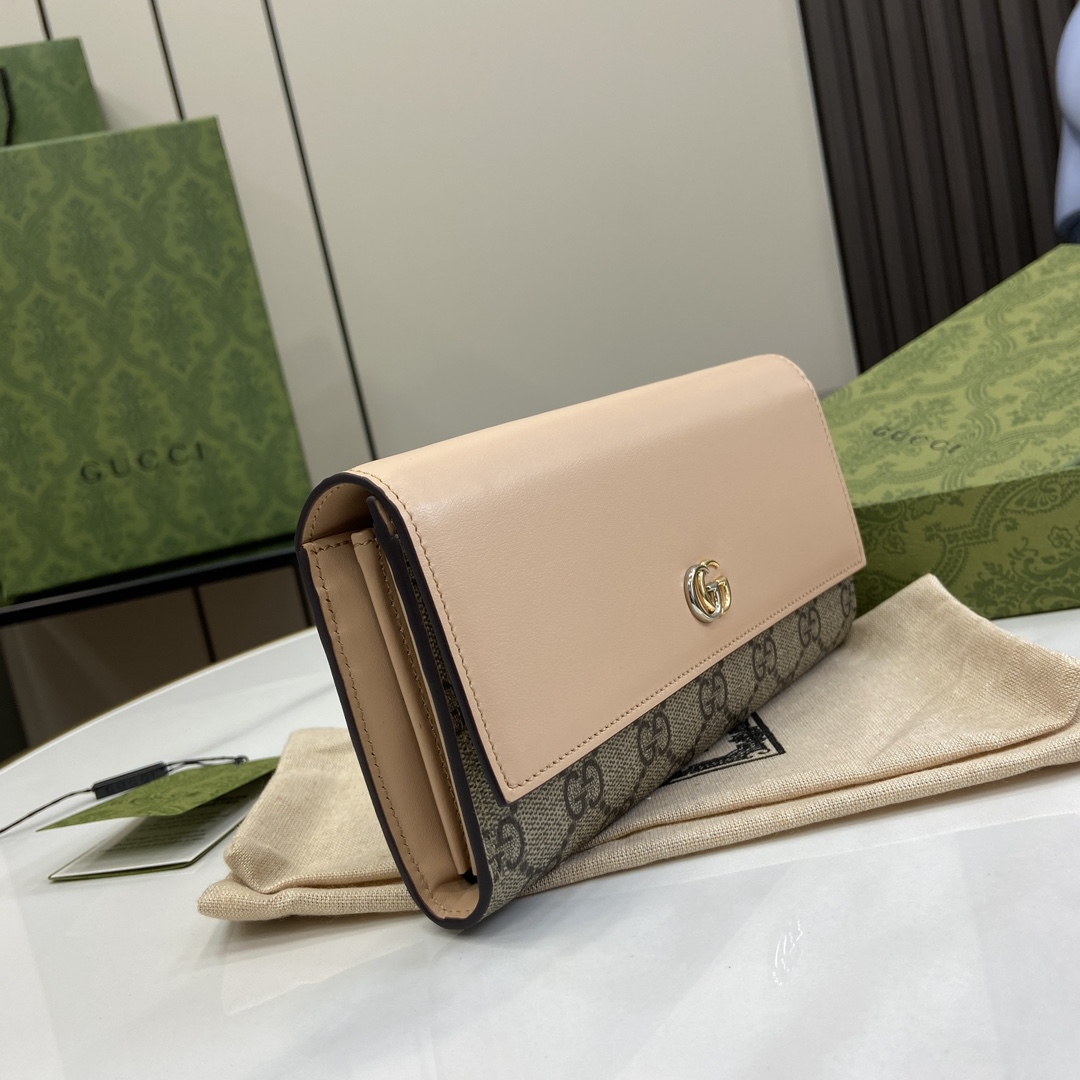 Gucci GG Marmont Continental Wallet - FashionPlug