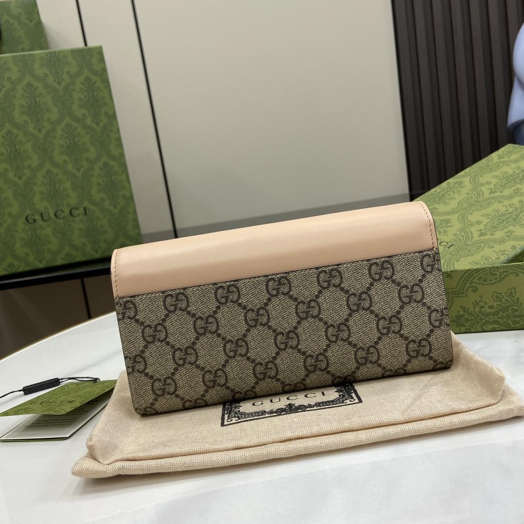 Gucci GG Marmont Continental Wallet - FashionPlug