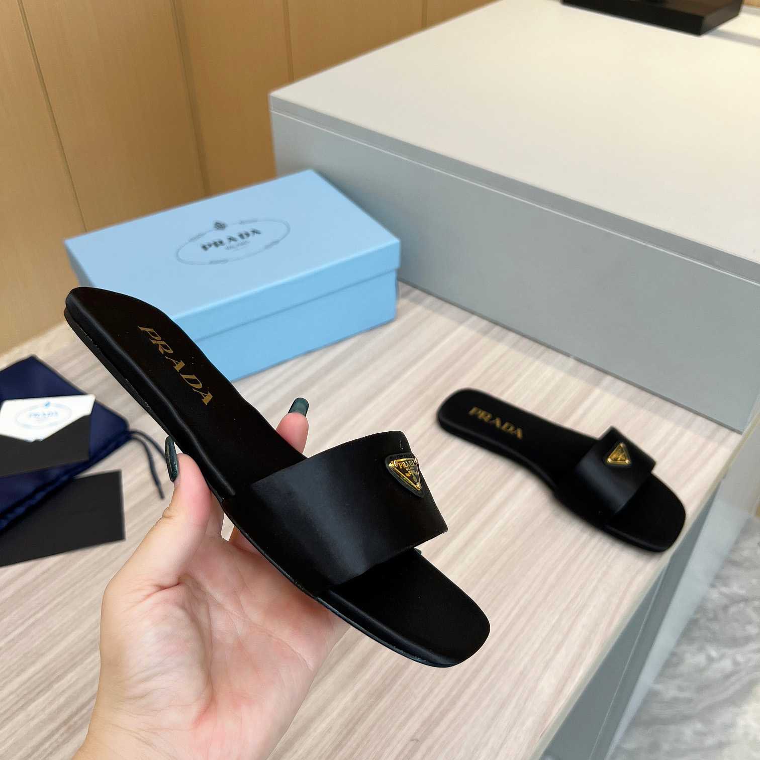 Prada Leather Slides - FashionPlug