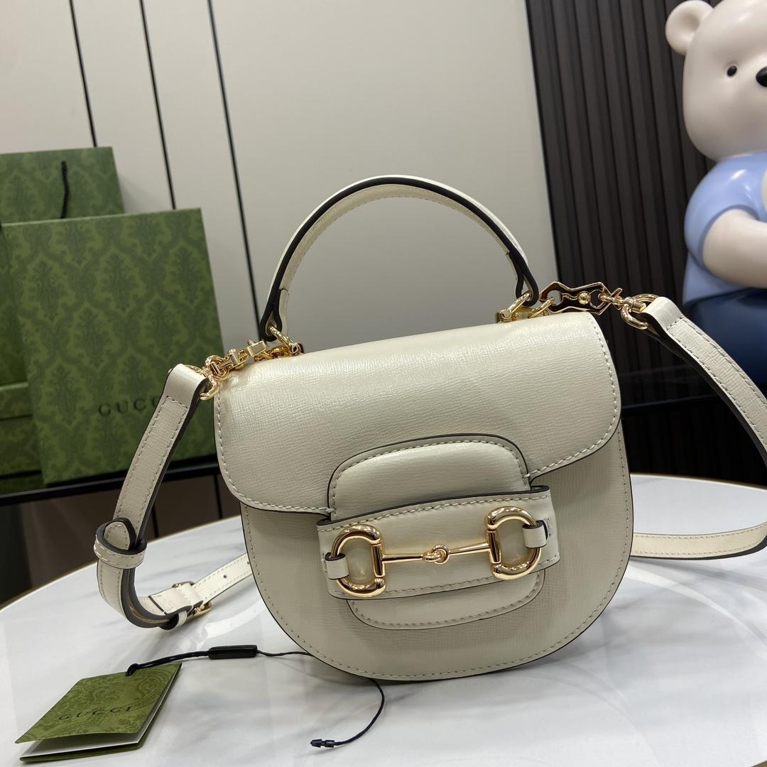 Gucci  Horsebit 1955 Mini Top Handle Bag - FashionPlug