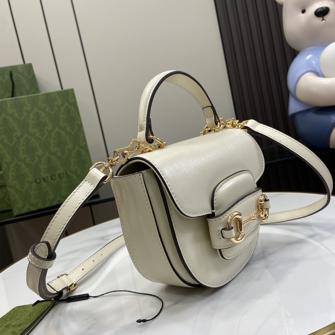 Gucci  Horsebit 1955 Mini Top Handle Bag - FashionPlug