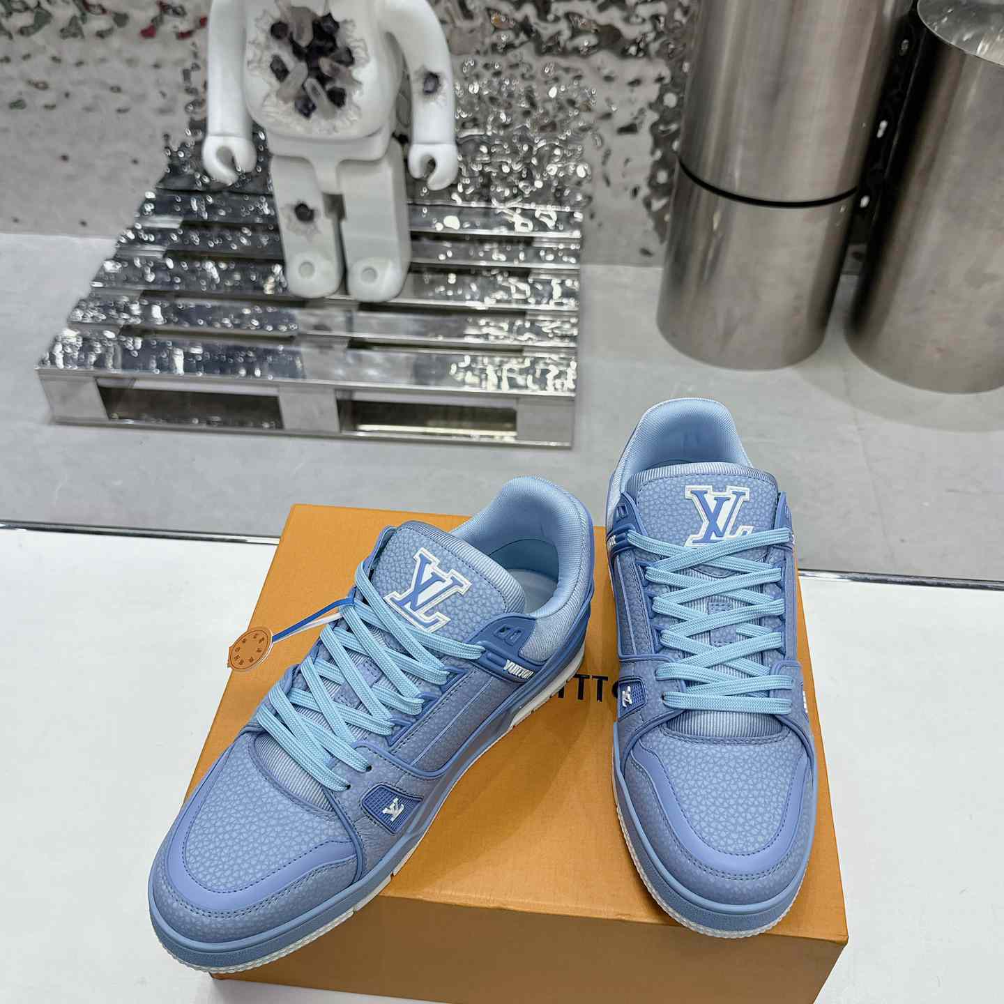 Louis Vuitton LV Trainer Sneaker    - FashionPlug