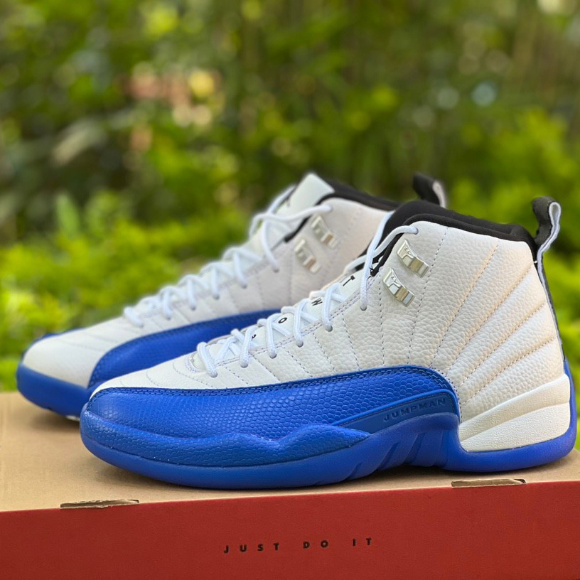 Air Jordan 12 “Blueberry” Sneaker      CT8013-140 - FashionPlug