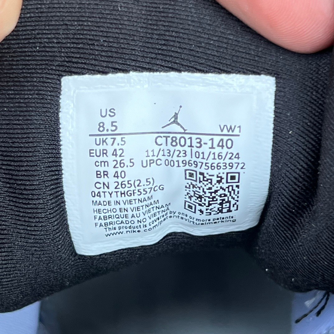 Air Jordan 12 “Blueberry” Sneaker      CT8013-140 - FashionPlug