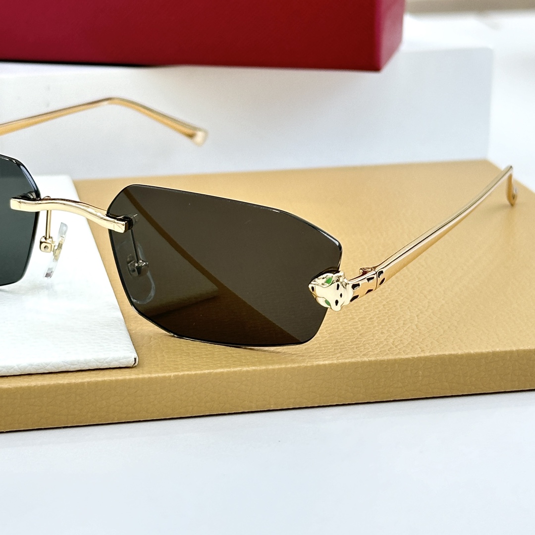 Cartier Geometric Frame Sunglasses   CT0474S  - FashionPlug