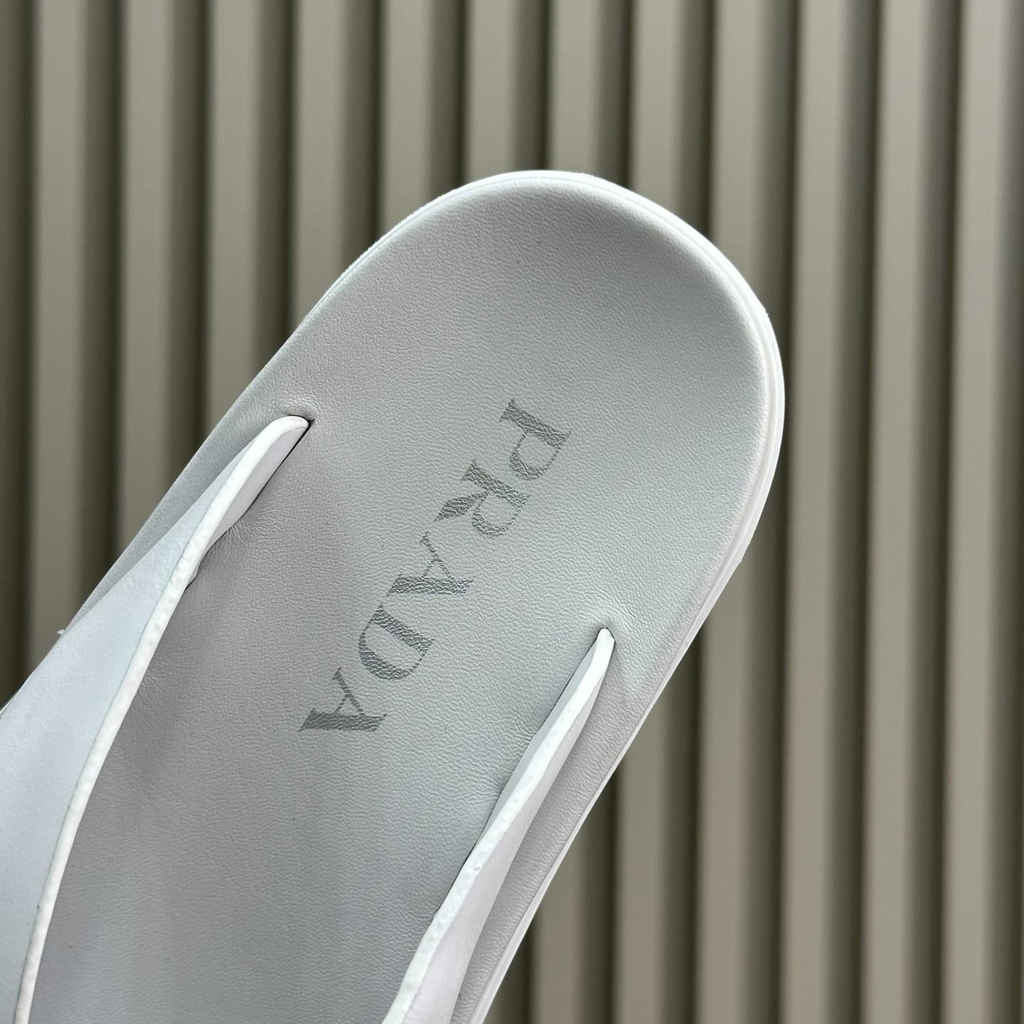 Prada Rubber Thong Sandals - FashionPlug