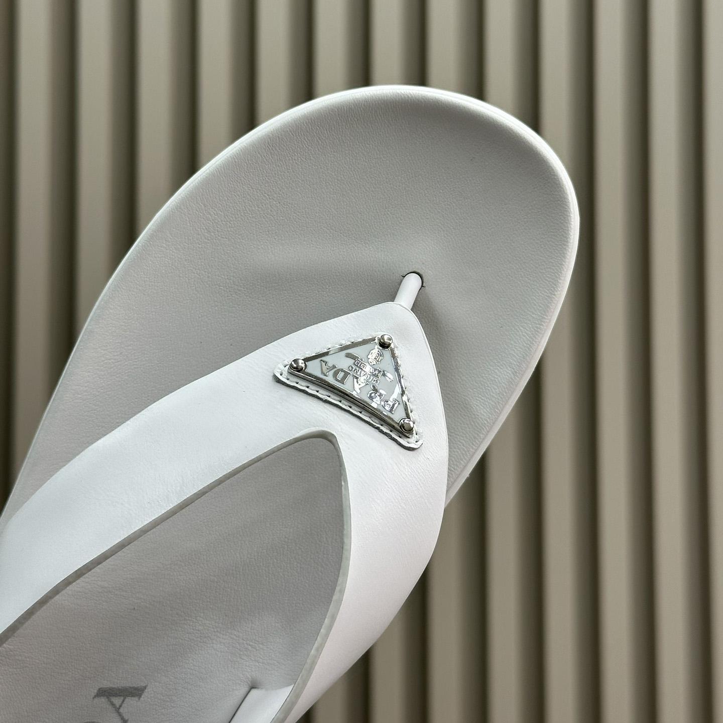 Prada Rubber Thong Sandals - FashionPlug